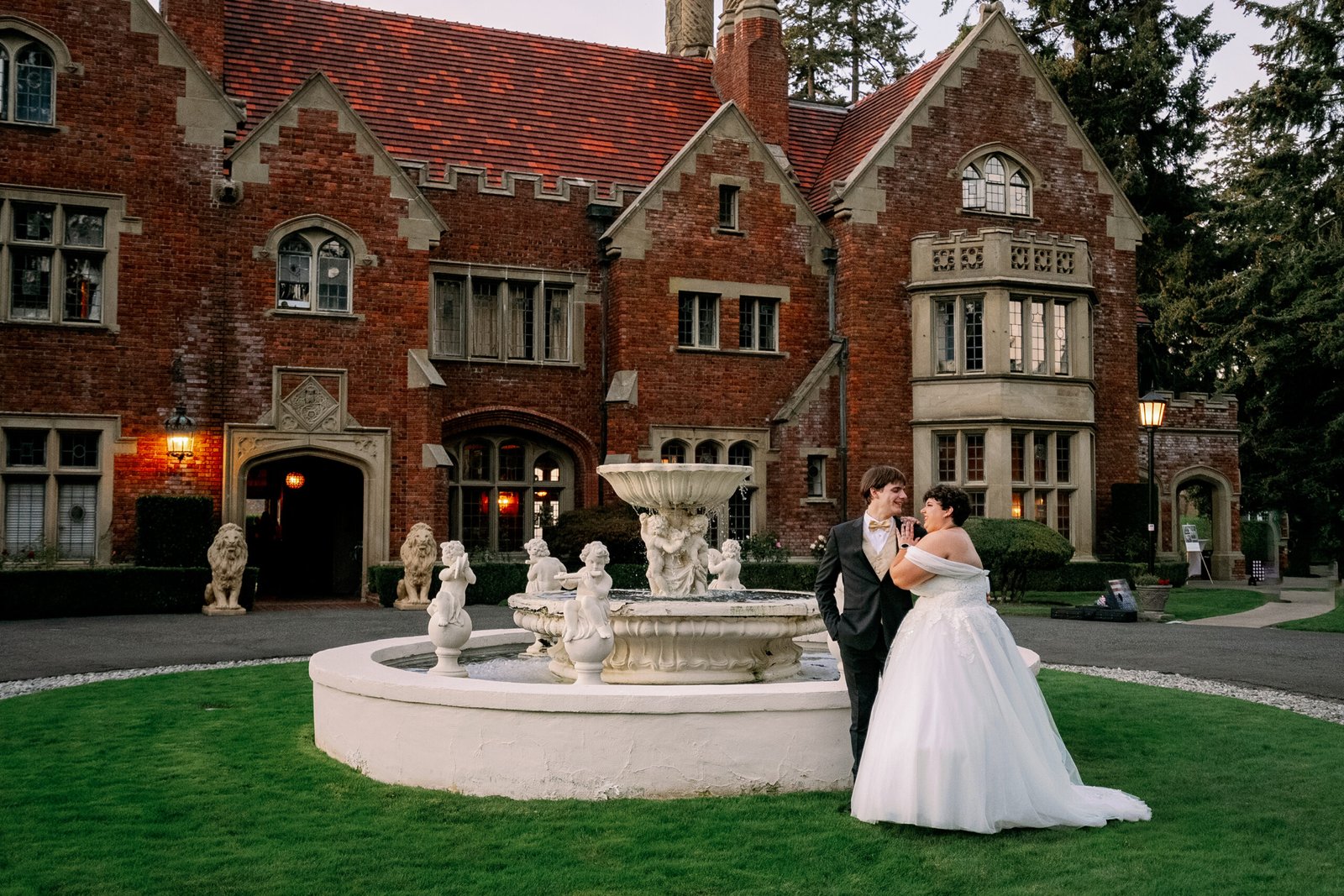 Filming at Thornewood Castle in Tacoma